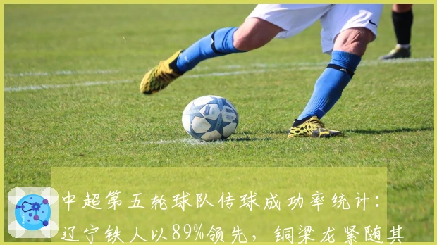 中超第五轮球队传球成功率统计：辽宁铁人以89%领先，铜梁龙紧随其后88%